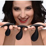 Master Series Dark Droplets 3 Piece Curved Anal Trainer Set Black | shoptok.hr