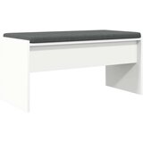  Haldna klop z blazino Bela 80 x 38 x 46 cm, (5000155670) | Shoptok.si