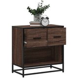 vidaXL Noćni ormarić smeđi hrast 60x31x60 cm Konstruirano drvo i metal Cijene