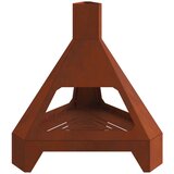  Kamin Smeđa 50 x 43 x 52 cm Čelik otporan na vremenske uvjete | shoptok.hr