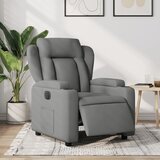 Maison Chic Električni naslanjač - Relax naslanjač temno sivo blago, (22062143) | Shoptok.si
