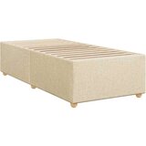  Okvir kreveta s oprugama i madrac krem 80x200 cm od tkanine | shoptok.hr