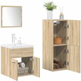 vidaXL 4-dijelni set kupaonskog namještaja boja hrasta sonome drveni | shoptok.hr
