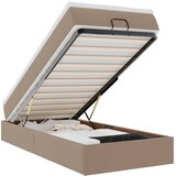  Okvir kreveta s madracem cappuccina 90x200cm umjetna koža | shoptok.hr