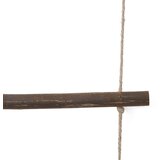 vidaXL Zidni ukrasi u obliku ljestava 2 kom 30x100 cm prirodne grane | shoptok.hr