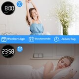SUKEEN Digitalna Stenska Ura z Daljincem | Shoptok.si