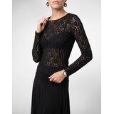 Vero Moda Topi & Bluze VMFLORA LS 2-WAY LACE Črna | Shoptok.si