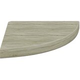  Plutajuće kutne police 4 kom boja hrasta 35 x 35 x 3,8 cm MDF | shoptok.hr