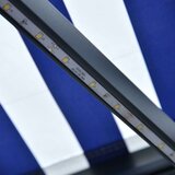  Ročno zložljiva tenda z LED 300x250 cm modra in bela | Shoptok.si