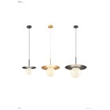  Redo 01-2727 - Visilica na sajli PLATO 1xG9/10W/230V, prečnik 20 cm, zlatna | Eponuda.com