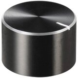 TRU COMPONENTS TC-11613840 okretni gumb s gumbom za obilježavanje crna (Ø x V) 20 mm x 13 mm aluminij, plastika 1 St. | Eponuda.ba