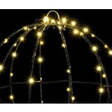 vidaXL Žogica med 192 LED 2 pcs Toplo bela 30 cm Kovina | Shoptok.si