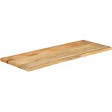 Stolna ploča 140x60x3,8cm od masivnog drva manga sa živim rubom | shoptok.hr