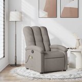 vidaXL masažni naslanjač taupe blago | Shoptok.si