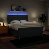  Krevet s oprugama i madracem plavi 180x200 cm od tkanine | shoptok.hr