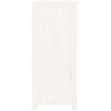  Komoda bijela 70 x 35 x 80 cm od masivne borovine | shoptok.hr