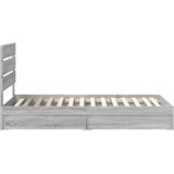  s od storage Siva Sonoma 90 x 190 cm Konstruirano drvo | shoptok.hr