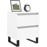 vidaXL Noćni ormarić bijeli 40 x 35 x 50 cm od konstruiranog drva | shoptok.hr