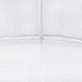  Staklenik s čeličnim okvirom bijeli 20 m² 5 x 4 x 2 3 m | shoptok.hr