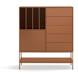 Teulat Opečnato oranžna omarica 120x140x45 cm Platt – | Shoptok.si