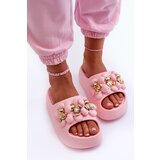 Boto Women's Foam Slides With Decorations On Thick Sole Pink Bremavia | Eponuda.ba
