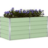  Cvetlično korito Zelena 160 x 80 x 75 cm Jeklo, (5000207781) | Shoptok.si