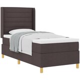 vidaXL Krevet s oprugama i madracem smeđi 80 x 200 cm tkanina | shoptok.hr