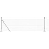 vidaXL Komplet stebrov za ograjo Komplet 2 Pocinkano jeklo 10 x 0.5 m | Shoptok.si