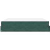  Konstrukcija postelje Temno zelena 180 x 200 cm Žamet | Shoptok.si