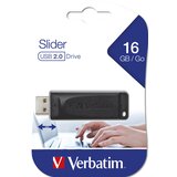Verbatim USB stik 16 GB Slider crni 98696 USB 2.0 | Eponuda.ba