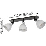Eglo reflektor matlock sivo/crni, E27, 3x40 w | shoptok.hr