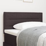  LED uzglavje Linije Oblikovanja Temno Rjava 100 cm Tkanina, (22080227) | Shoptok.si