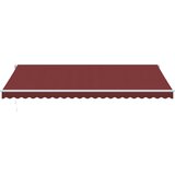 Tenda na ručno uvlačenje s LED bordo 500 x 350 cm | Eponuda.com