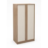 Marckeric Krem/u prirodnoj boji ormar u dekoru hrasta 90x180x53 cm Dennis – | shoptok.hr