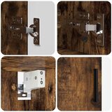  Set namještaja za kupaonicu s ladicama 4 pcs Dimljeni hrast | shoptok.hr