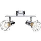 SPOT svjetiljka 2xE14 40W metal + mreža siva 230V XARA I | Eponuda.ba