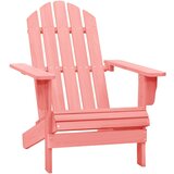 vidaXL Vrtni stol Adirondack trden les jelke roza Cene