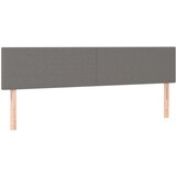  Box spring postelja z vzmetnico temno siva 160x200 cm blago, (20790174) | Shoptok.si