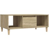  Klubska mizica sonoma hrast 90x50x36,5 cm inženirski les, (20714542) | Shoptok.si