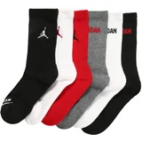 Jordan Nogavice pegasto siva / rdeča / črna / bela