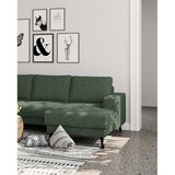Ghado Temno zelena kotna sedežna garnitura (levi kot/v obliki črke "U") Fynn – | Shoptok.si