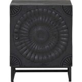  Ročno izdelana nočna omarica Črna 40 x 30 x 50 cm, (5000247438) | Shoptok.si