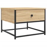 The Living Store Klubska mizica sonoma hrast 51x51x40 cm inženirski les - Klubska Mizica, (21500644) | Shoptok.si