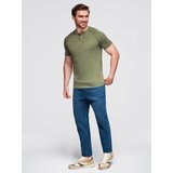 Ombre Men's t-shirt with henley neckline | Shoptok.si