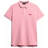 Superdry Majica 'Classic' svetlo roza / rdeča