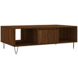 Maison Chic Klubska mizica - kavna mizica - Nizka mizica rjavi hrast 104x60x35 cm inženirski les, (21754736) | Shoptok.si