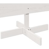 vidaXL Lesena novoletna jelka za okras bela 180 cm trdna borovina | Shoptok.si