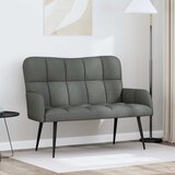 Kauč za dvoje Tamno siva 115 x 61 x 87 cm tkanina | shoptok.hr