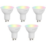 LUUMR Komplet 5 Pametne zatemljive LED žarnice GU10 50 mm Opal 4,7 W 400 lm 2700-6500 K Cene
