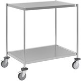 Kongamek Zvarjen nivojski voziček iz nerjavnega jekla, DxŠxV 825 x 575 x 900 mm, 2 nivoja Cene